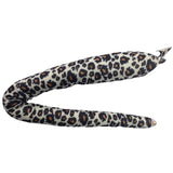 Clip-On Tiger and Leopard Costume Animal Tail Accessory for Halloween Celebrations