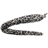 Clip-On Tiger and Leopard Costume Animal Tail Accessory for Halloween Celebrations - Front View