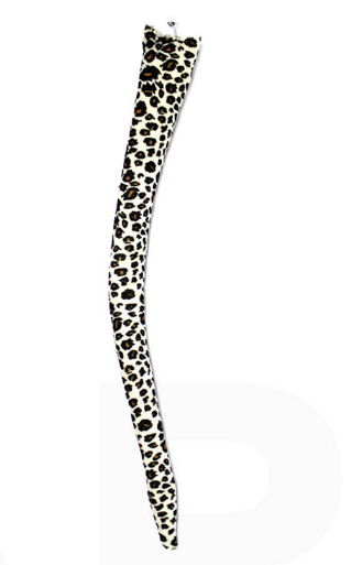 Clip-On Tiger and Leopard Costume Animal Tail Accessory for Halloween Celebrations