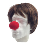 Fun and Silly Red Clown Nose for Halloween Costume Dress Up - Soft Spongy Sponge Circus Accessory