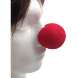 Fun and Silly Red Clown Nose for Halloween Costume Dress Up - Soft Spongy Sponge Circus Accessory