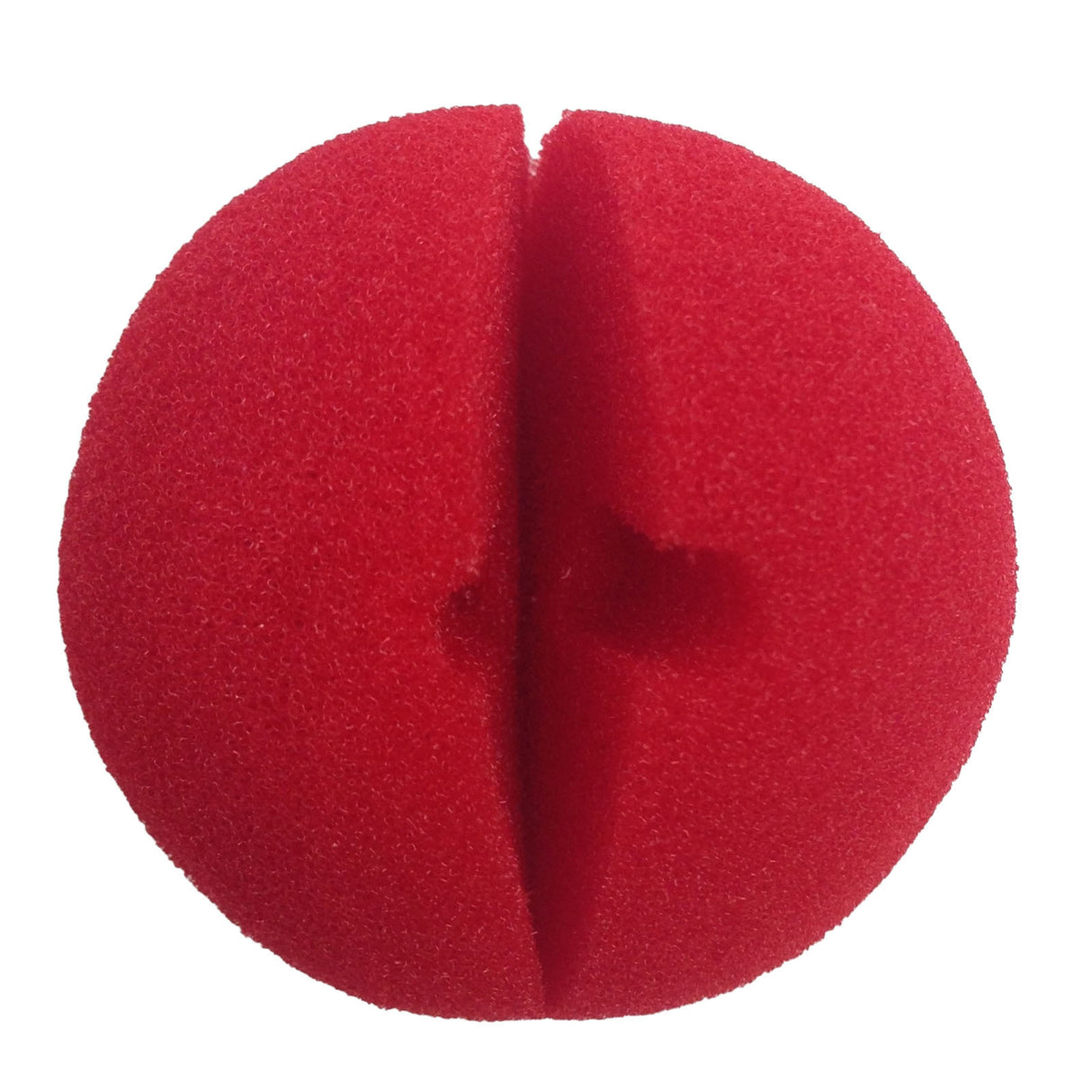 Fun and Silly Red Clown Nose for Halloween Costume Dress Up - Soft Spongy Sponge Circus Accessory