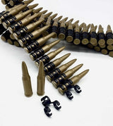 Fake Bullet Bandolier Costume Accessory for Parties and Theatrical Productions - Close-Up Angle