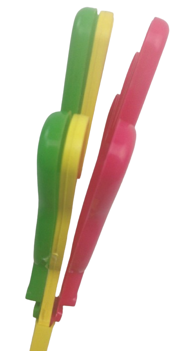 Vibrant Plastic Hand Clappers - Fun Noisemakers for Kids' Parties and Events