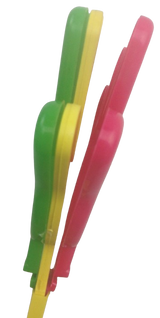 Vibrant Plastic Hand Clappers - Fun Noisemakers for Kids' Parties and Events