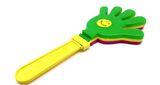 Vibrant Plastic Hand Clappers - Fun Noisemakers for Kids' Parties and Events