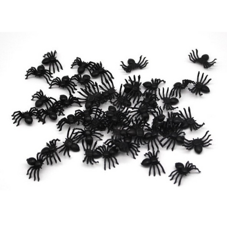 Miniature Scare Spiders - Halloween Trick Prank Toy for Frightening Friends and Family