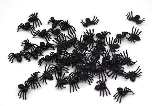 SPOOKY MINI SPIDER PRANKS Halloween Trick Scary Arachnid Gag Toys for Jokes and Fun