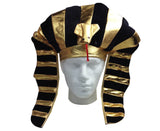 Ancient Egyptian Pharaoh Crown Hat for King Costume Party – Halloween Fancy Dress Accessory