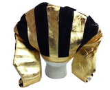 Ancient Egyptian Pharaoh Crown Hat for King Costume Party – Halloween Fancy Dress Accessory - Top-Down View