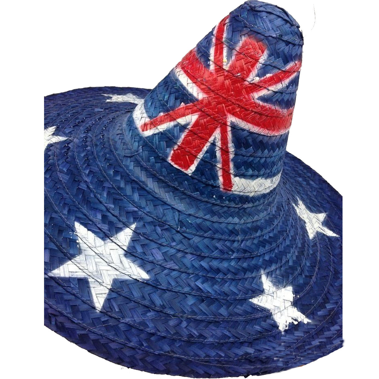 Aussie Flag Mexican Sombrero Hat - 55cm Party Costume Accessory