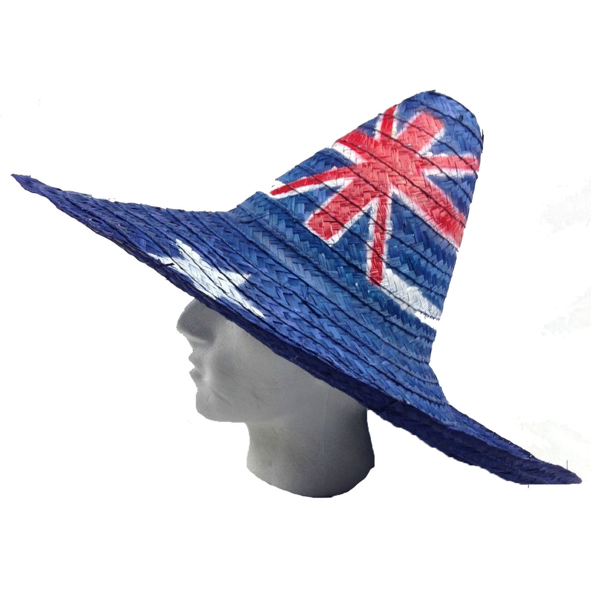 Aussie Flag Mexican Sombrero Hat - 55cm Party Costume Accessory