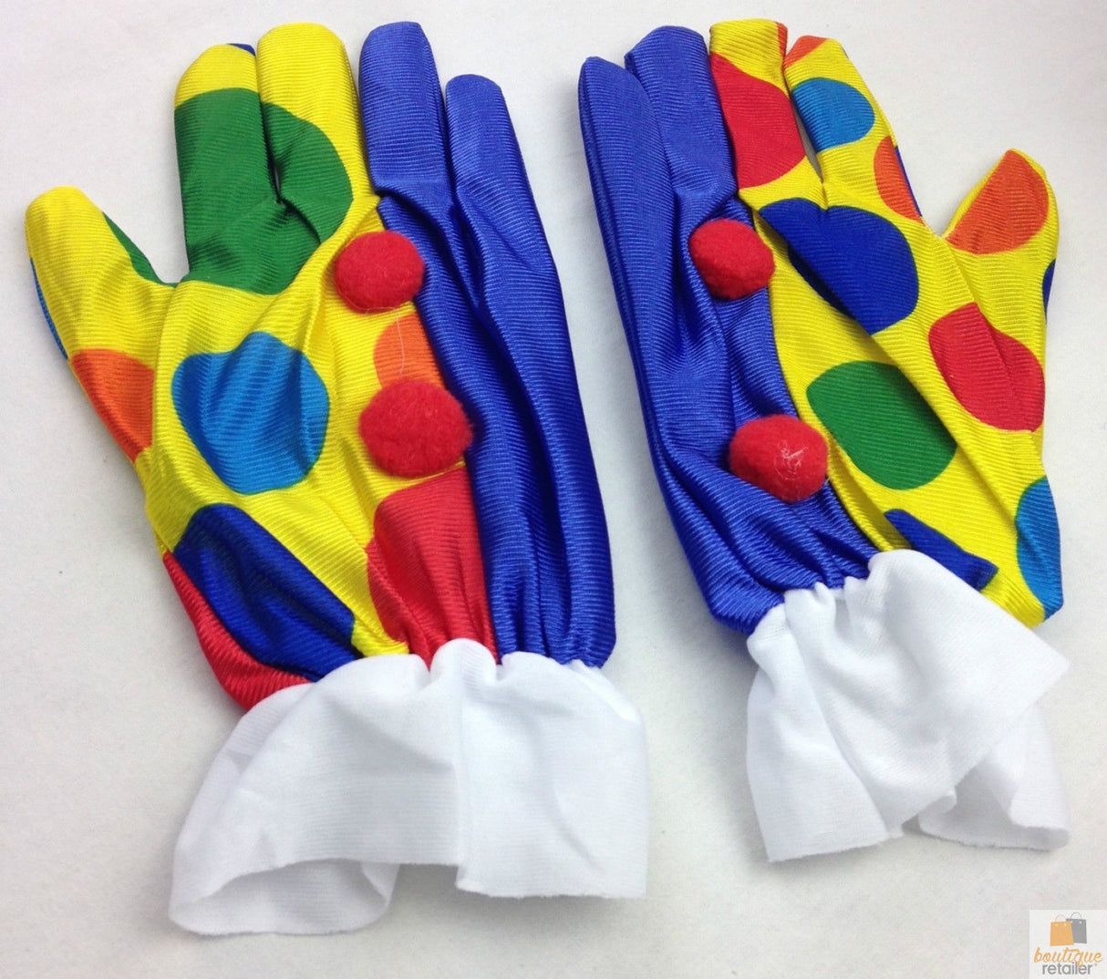 Hilarious Clown Gloves for Circus and Halloween Costumes - Fits Most Sizes