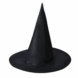 Classic Black Witch Hat - Essential Women's Halloween Costume Accessory - Side View