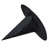 Classic Black Witch Hat - Essential Women's Halloween Costume Accessory - Top-Down View