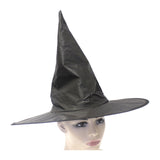 Classic Black Witch Hat - Essential Women's Halloween Costume Accessory - 45-Degree Angle