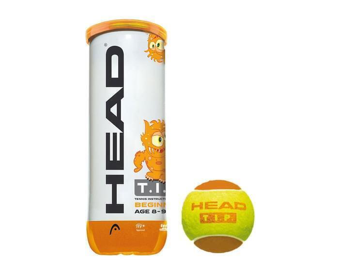 Youth-Friendly Head TIP Orange Tennis Balls for Ages 8-9 - Perfect for Play and Skill Development