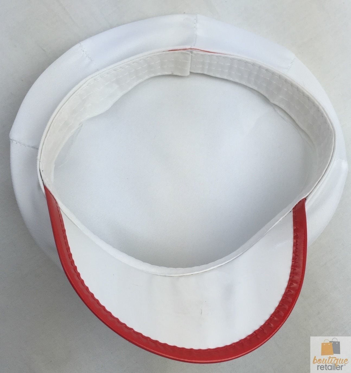 Halloween Nurse Hat - White and Red Costume Accessory for Parties