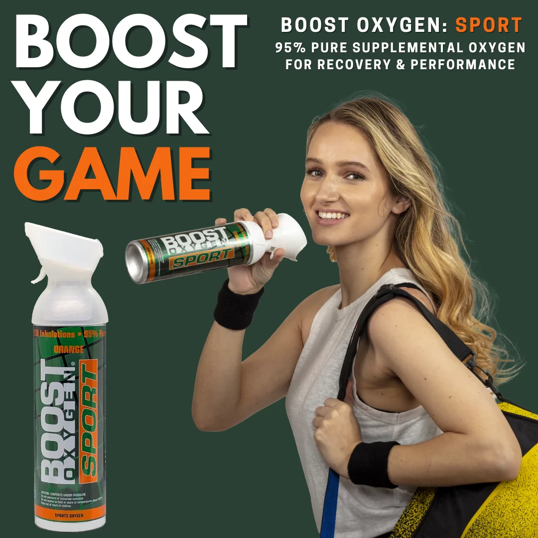 3x 10 Litres of Boost Sport Oxygen in a Can Supplemental - 200 Breath (Large)