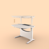 UPON MINI 1.2m Electric Height Adjustable Sit-Stand Desk with Compact Design