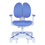 Adjustable Blue Ergonomic Study Desk and Chair Set for Kids