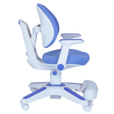 Adjustable Blue Ergonomic Study Desk and Chair Set for Kids