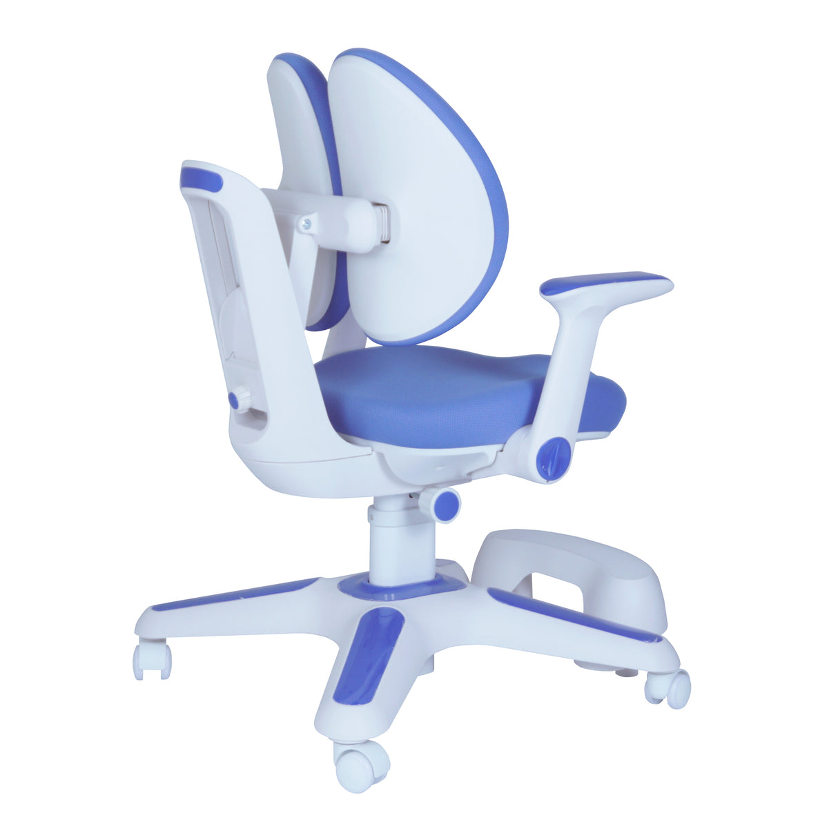 Adjustable Blue Ergonomic Study Desk and Chair Set for Kids