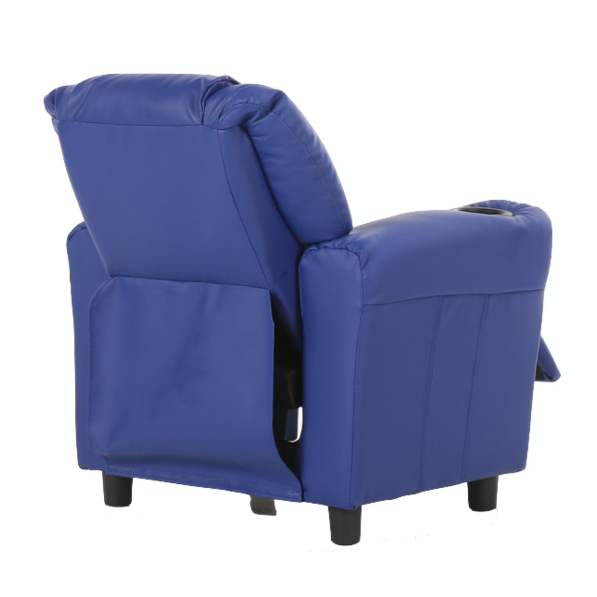 William Kids Recliner Armchair - Comfortable Lounge Sofa for Children in Blue