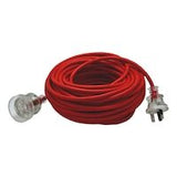 Wurth Heavy Duty 10m Extension Cable with Single Outlet and LED Indicator