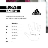 Adidas Womens Essential Gym Gloves Sports Weight Lifting Training - Pink - X-Large - Side View