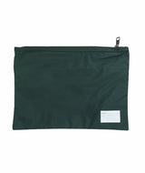 Leuts Twin Zip Jumbo Pencil Case Travel Bag Pouch Storage School Office Pen - Bottle Green