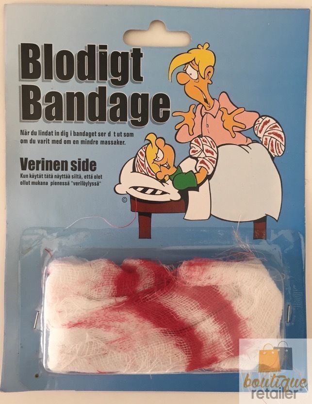 Gore Effect Bandage with Fake Blood - Perfect for Halloween Costumes