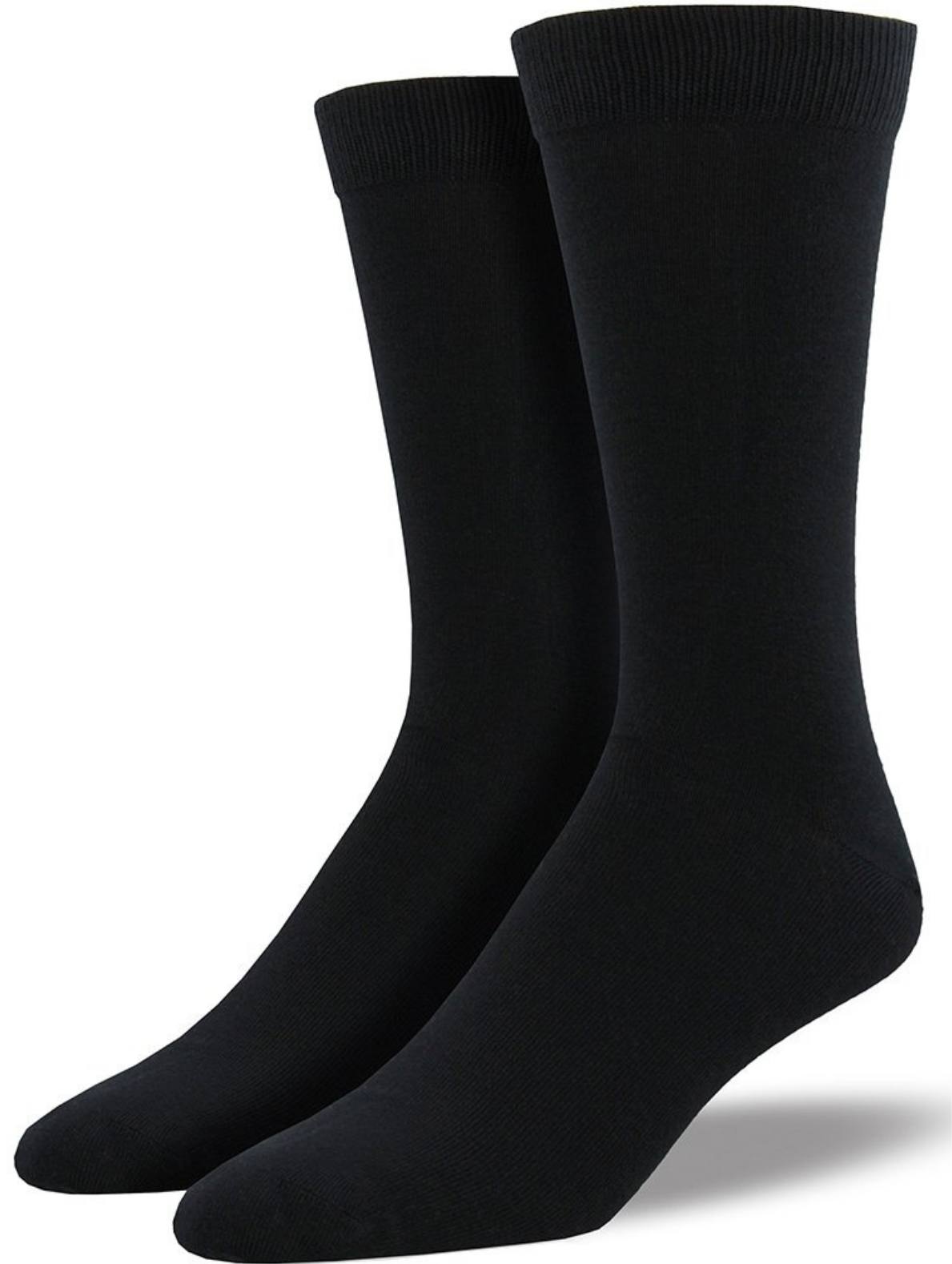 1 Pair Premium Bamboo Loose Top Socks Diabetic Diabetes Circulation Eco Sox - Black - 11-14