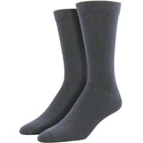 1 Pair Premium Bamboo Loose Top Socks Diabetic Diabetes Circulation Eco Sox - Grey - 2-8