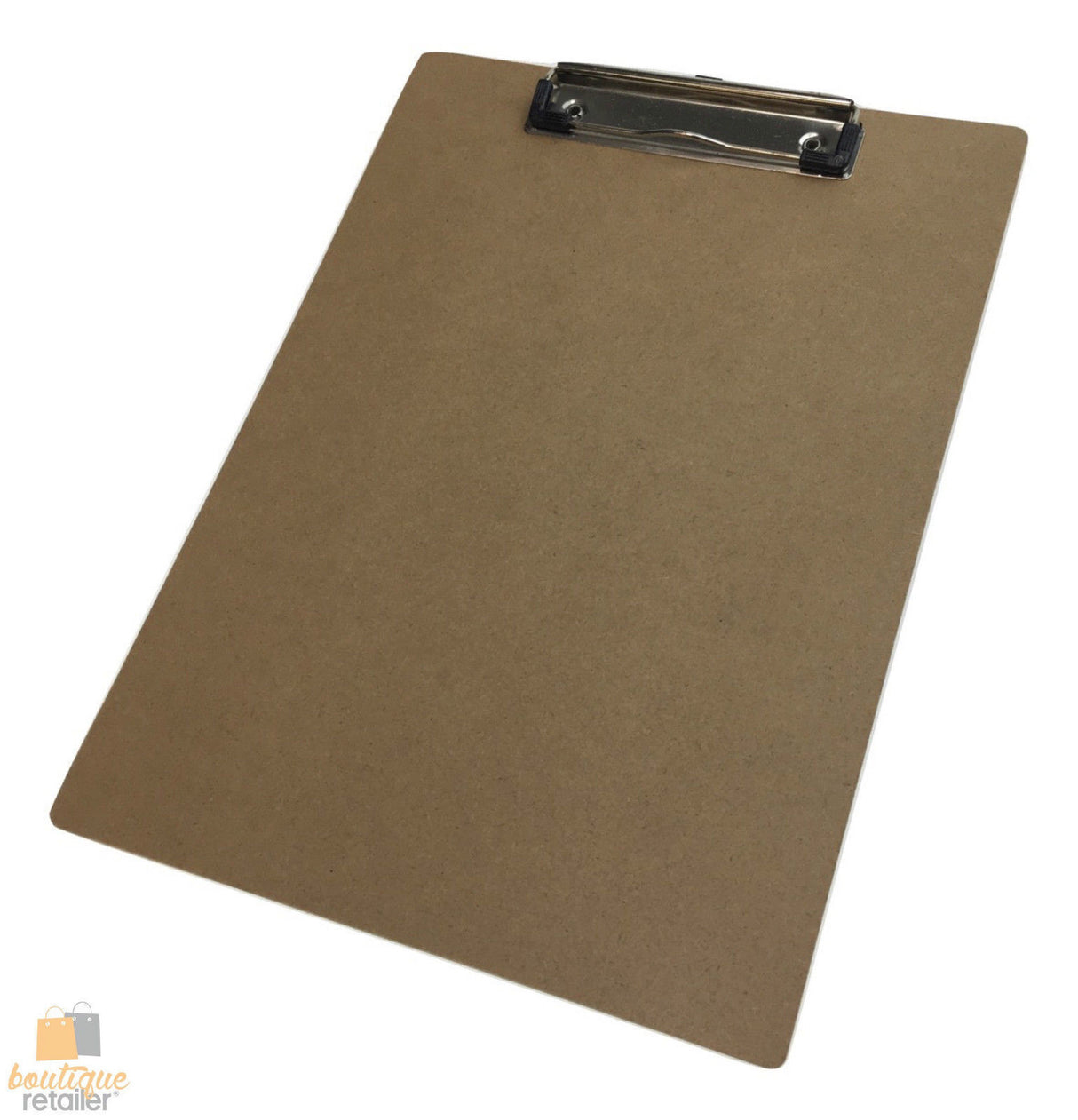 A4 Hardboard Clipboard with Wooden Finish for Office and Restaurant Use