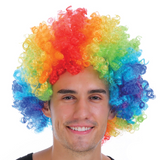 Vibrant Curly Afro Wig for 70s/80s Costume Parties - Pride & Disco Fun