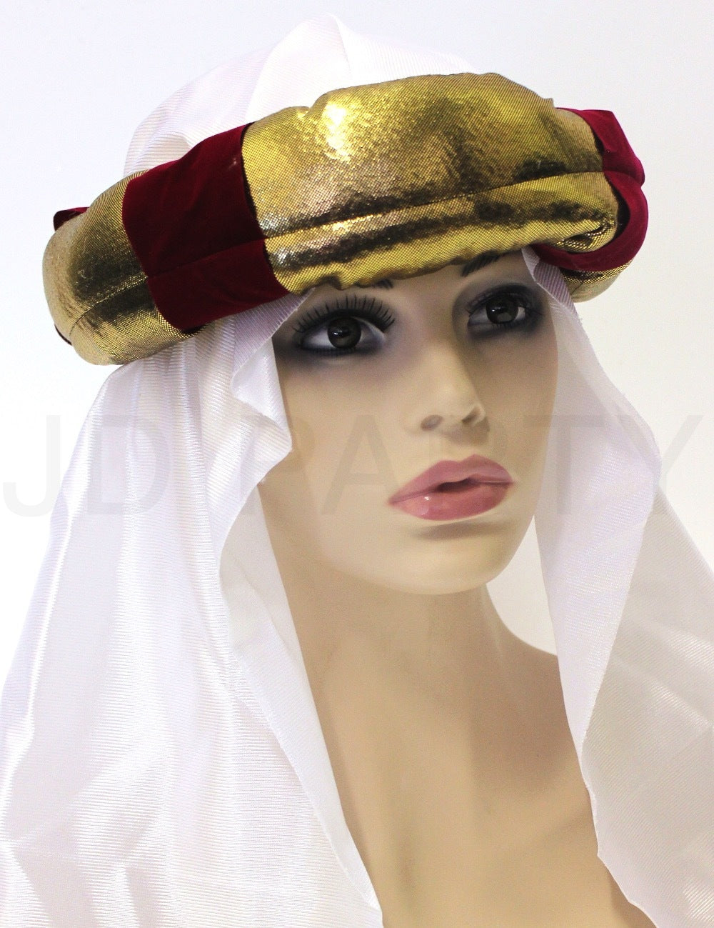 Arabian Desert Prince Costume Hat for Themed Parties and Dress-Up Events