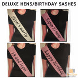 Bridal Party Sash for Celebrating Hen's Nights and Milestone Birthdays - Ideal for 18th and 21st Parties!