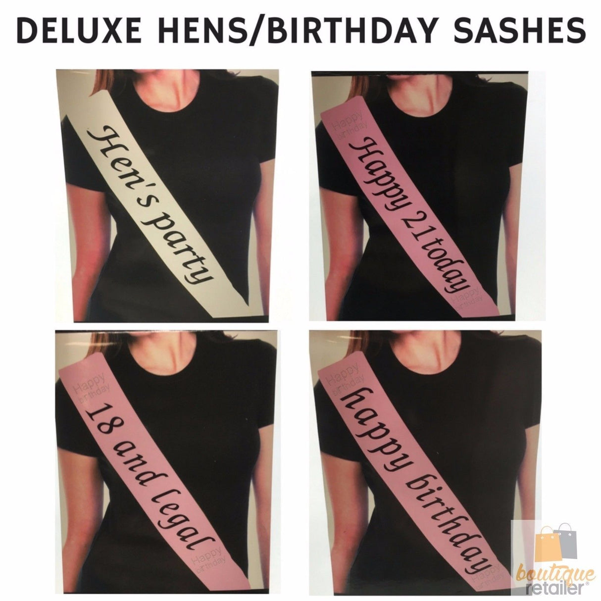 Bride's Hen Party Sash - Ideal for Celebrating 18th & 21st Birthdays