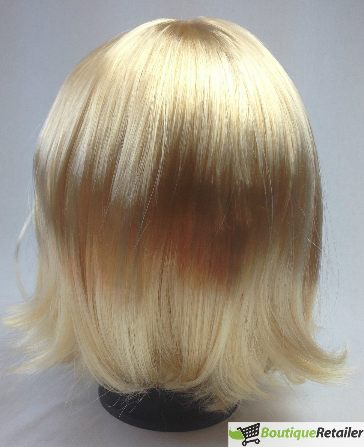 Chic Straight Blonde Bob Wig with Fringe for Themed Parties and Cosplay - Women's Costume Accessory