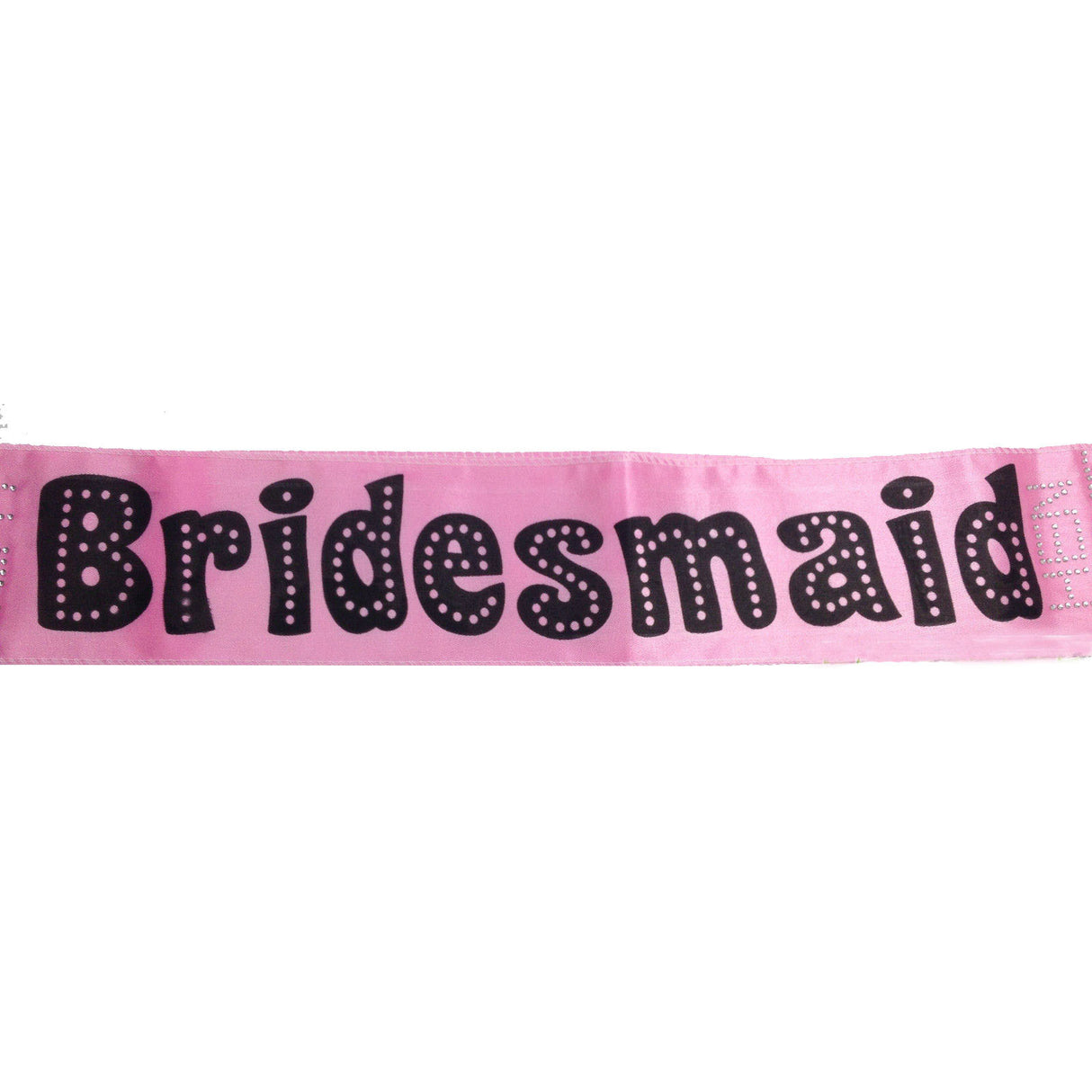 Pink Satin Sash for Bridal Party - Bride-To-Be Accessory for Hens Night