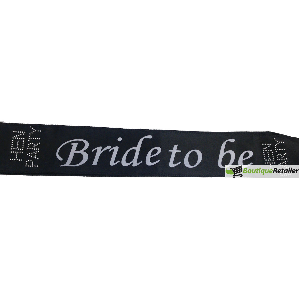 Bridal Satin Sash for Bachelorette Party - Future Mrs. (Black)