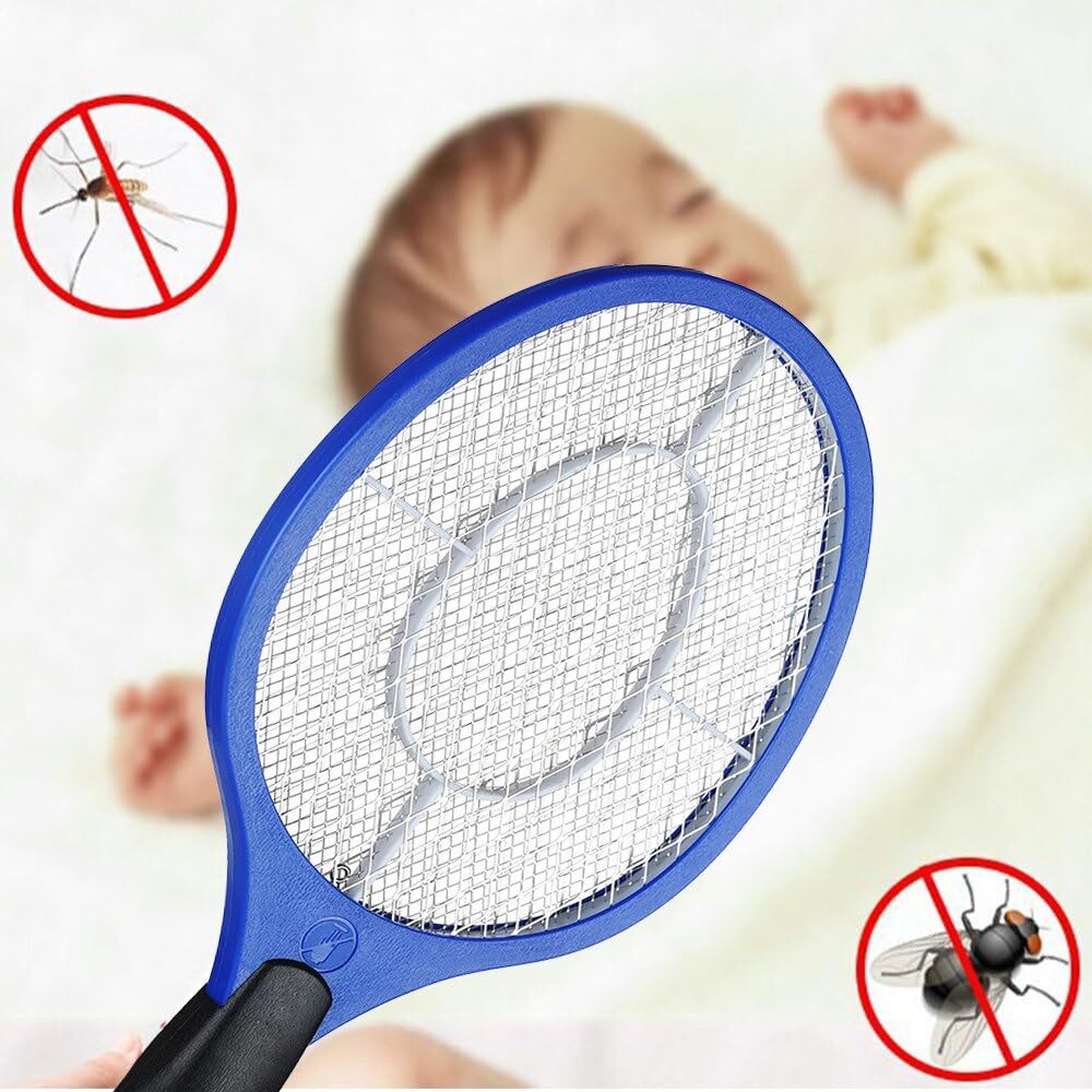 6-Pack Electric Bug Zapper Racket - Mosquito and Insect Swatter for Indoor and Outdoor Use