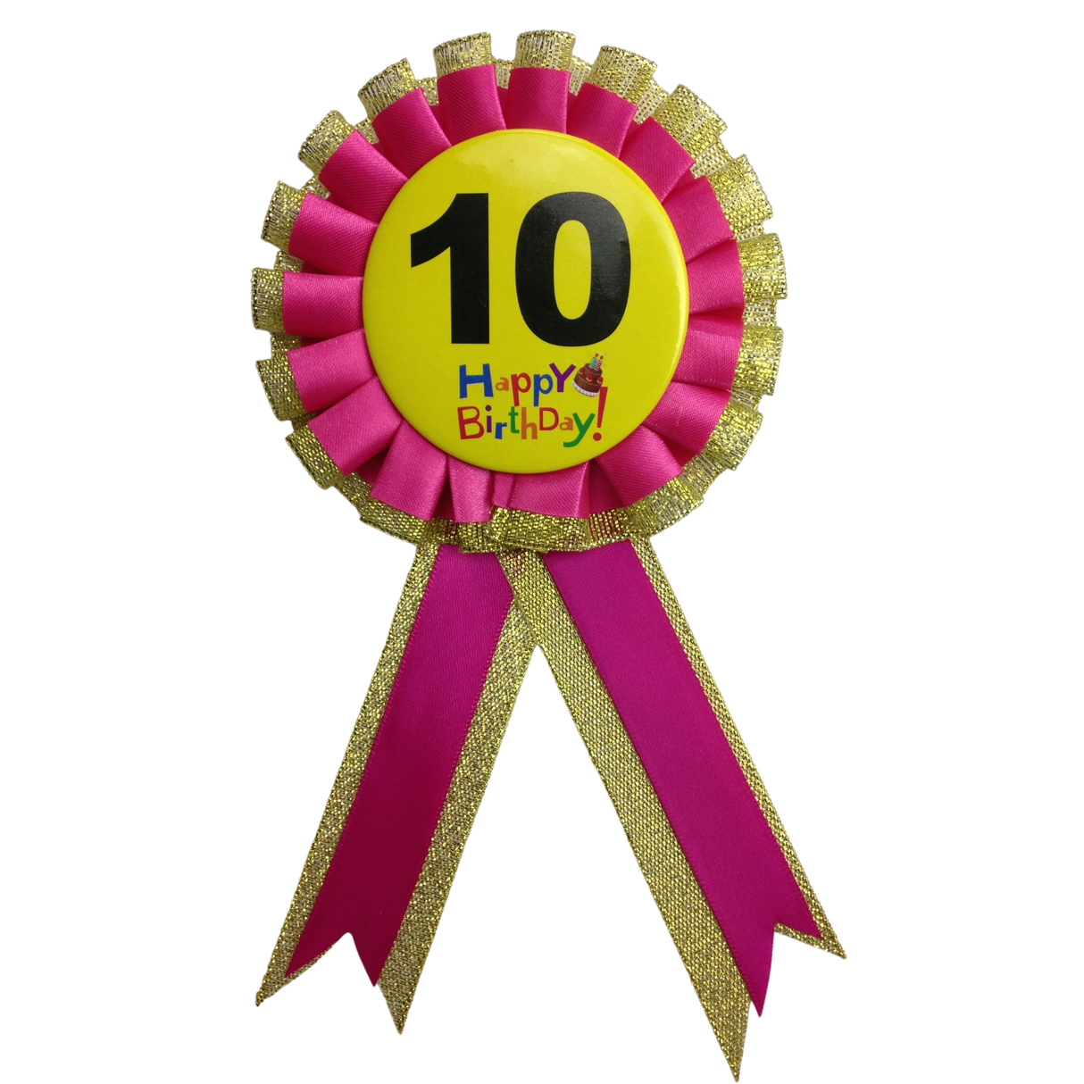 Birthday Celebration Rosette Badge for Kids - Fun Dress-Up Award for Boys and Girls