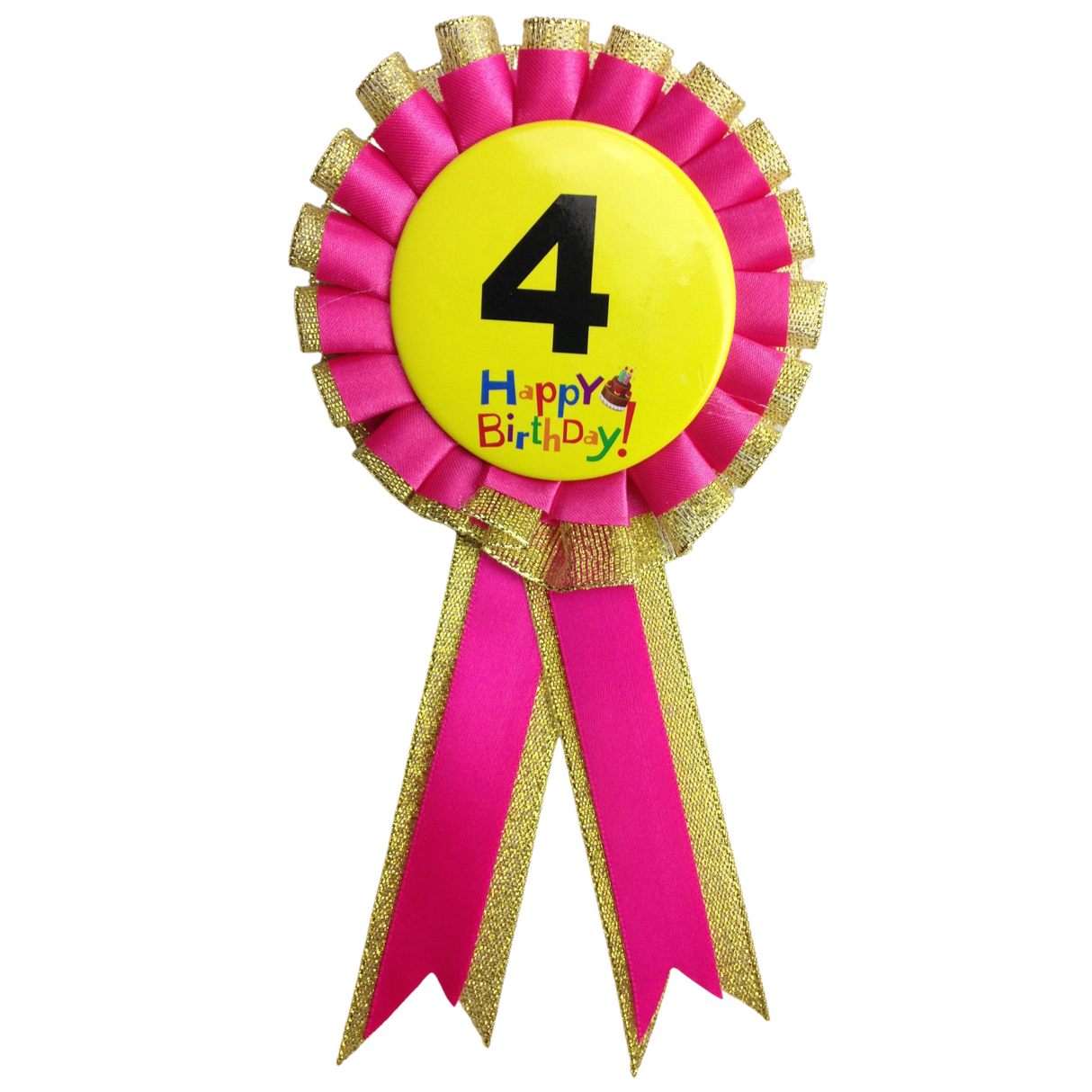 Kids' Birthday Celebration Rosette Badge - Ideal Party Favor