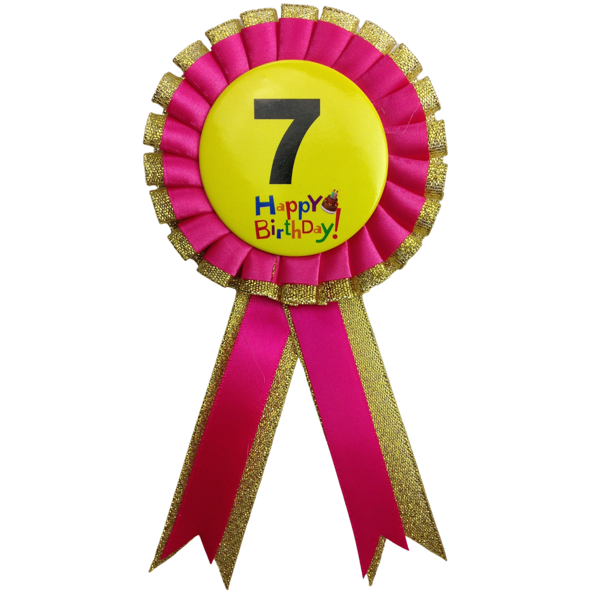 Kids' Birthday Celebration Award Rosette - Fun Party Favor for Boys and Girls