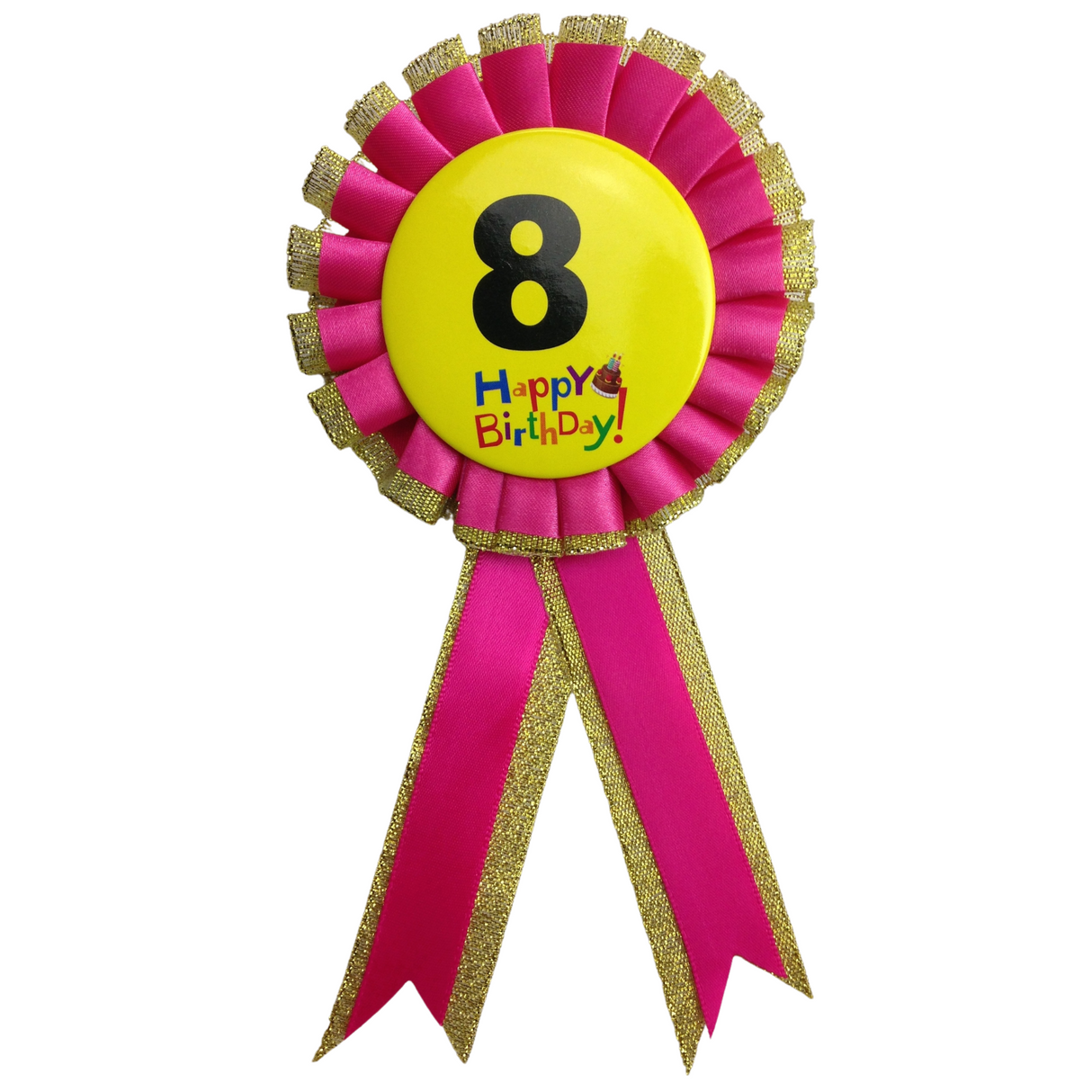 Birthday Celebration Rosette Badge for Kids - Fun Party Accessory for Boys and Girls