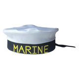 Adorable Mini Nautical Hat for Costume Parties - Black/White