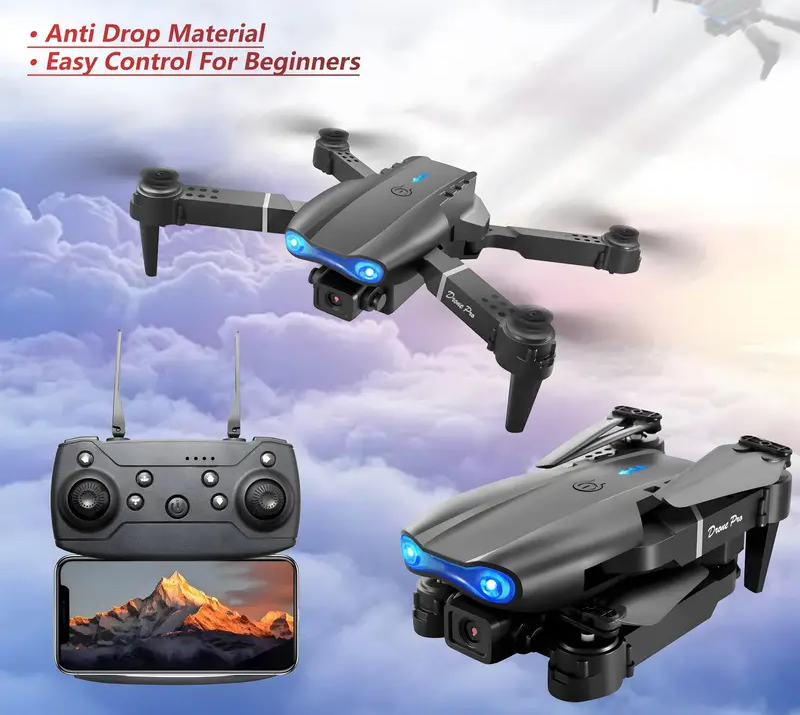 Beginner-Friendly HD Camera Drone with GPS & Remote Control