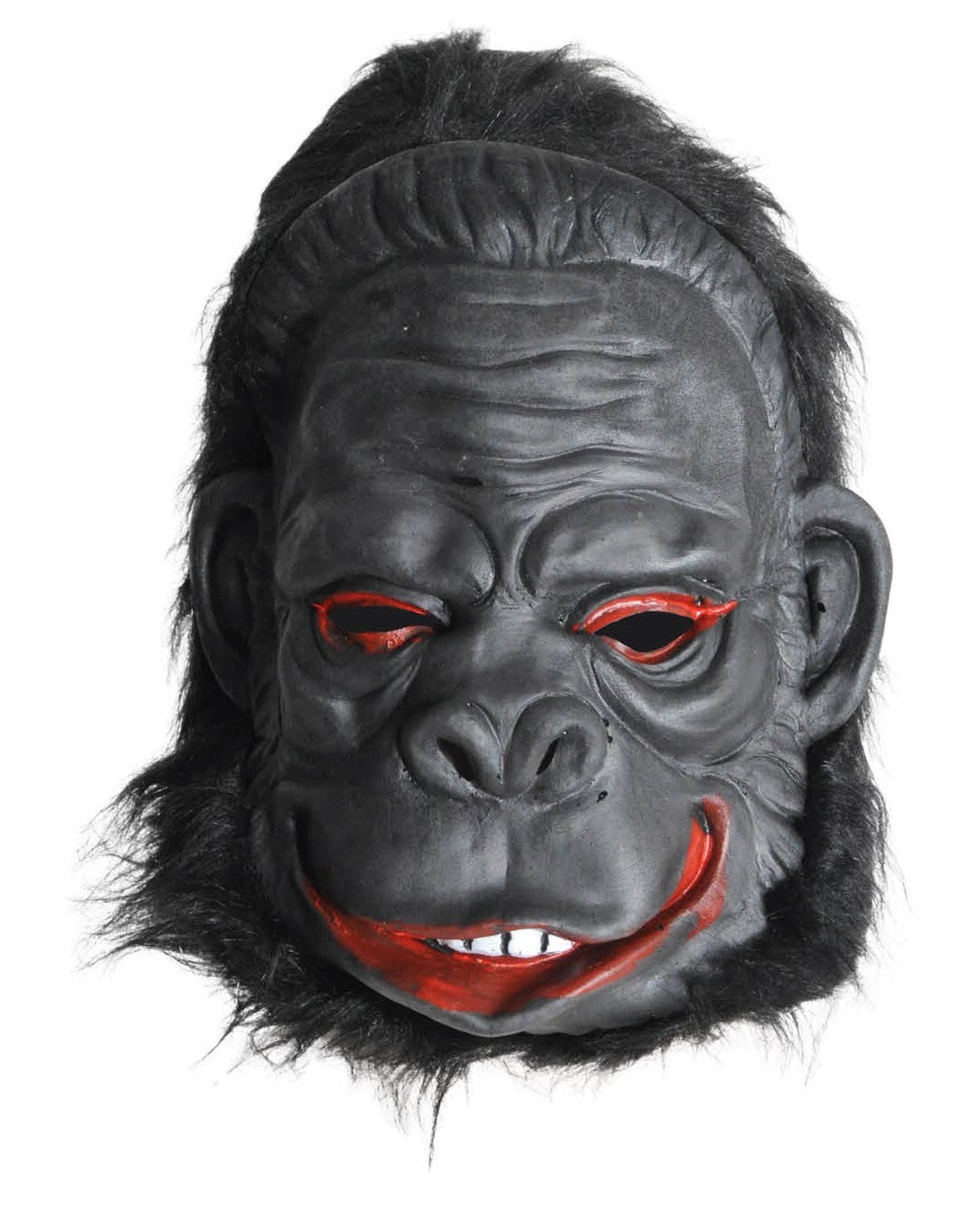 Gorilla Mask Costume for Halloween - Monkey Ape Chimp Latex with Hair Accessory